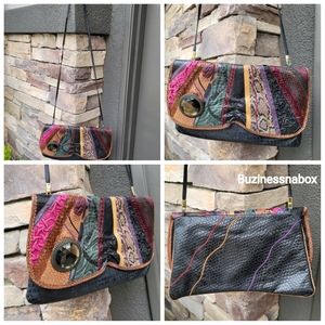 Vtg Carlo Fiori of Italy Crossbody Purse